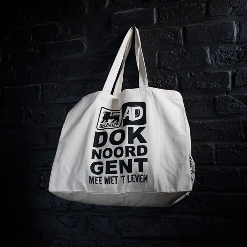 Draagtas Supermarket Delhaize Dok Noord Gent