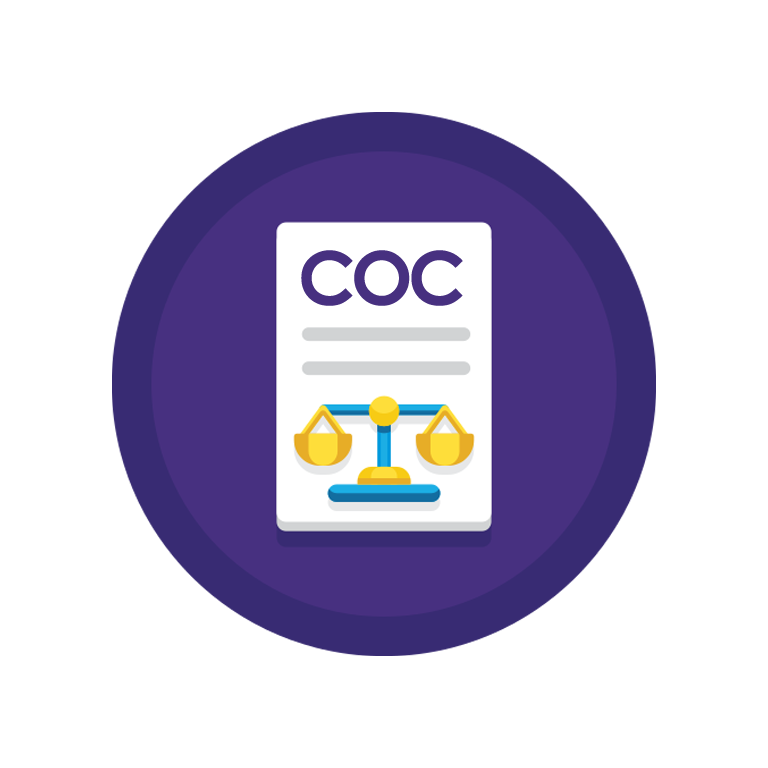 Logo COC (Code of conduct)